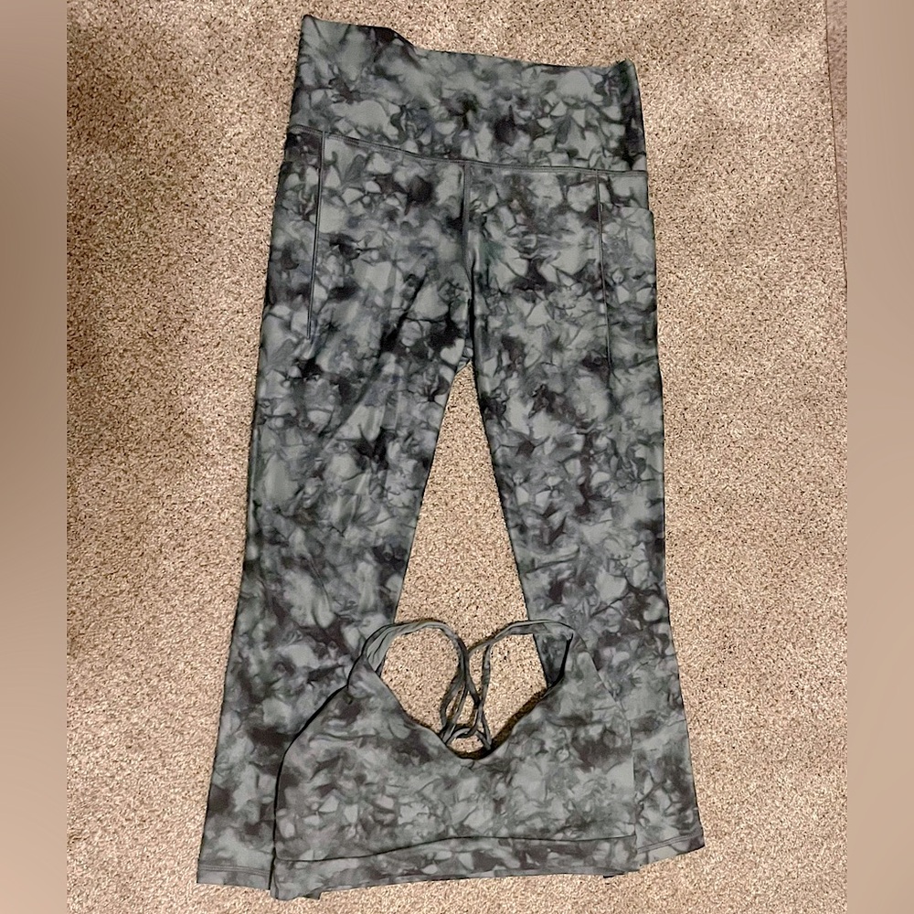 Athleta Yoga Pant and Sports Bra Duo